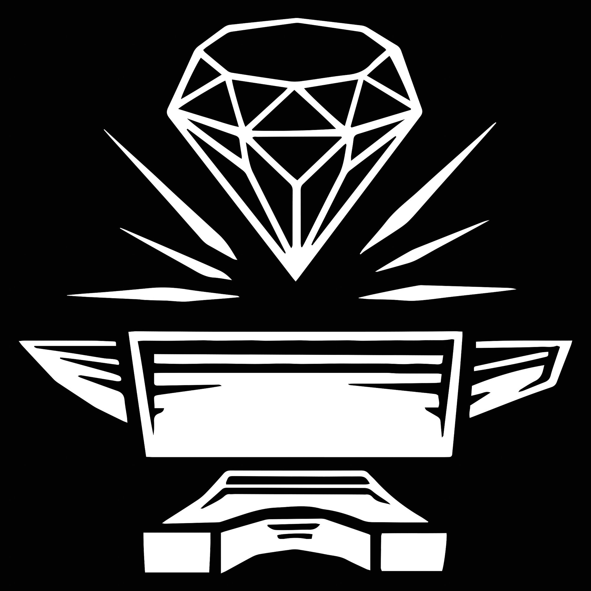 DIAMANT NOIR / BLANC