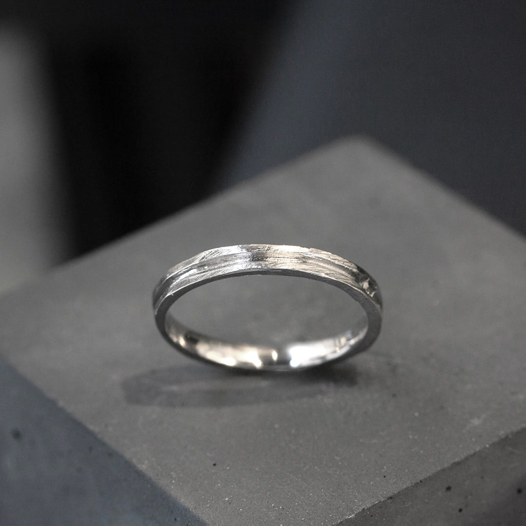 VESPER WHITE GOLD WEDDING RING