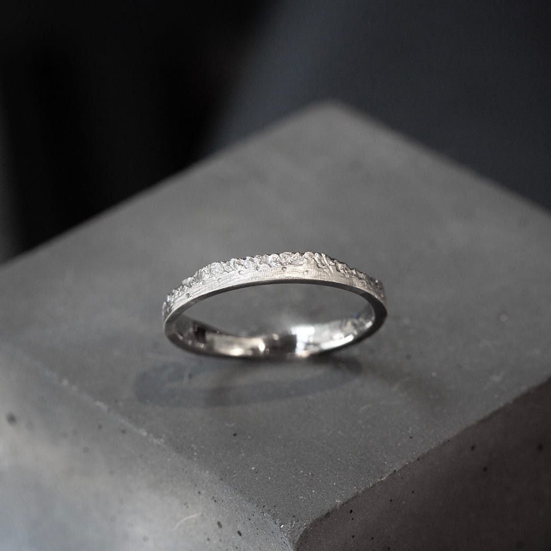 VESPER WHITE GOLD WEDDING RING