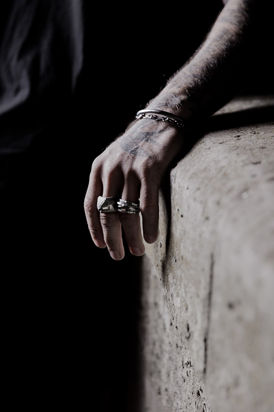 bracelet en chaine artisanale gros maillons en argent