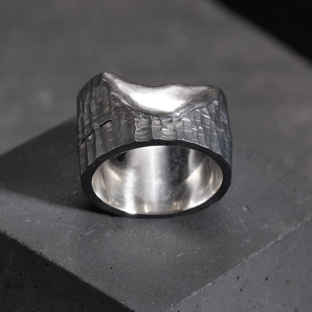 X NIHILO BAGUE EN ARGENT
