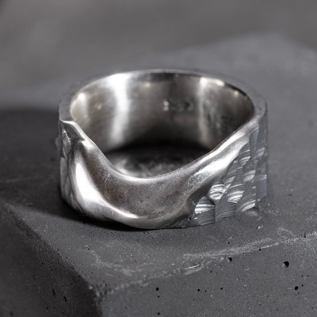 X NIHILO LIGHT BAGUE EN ARGENT