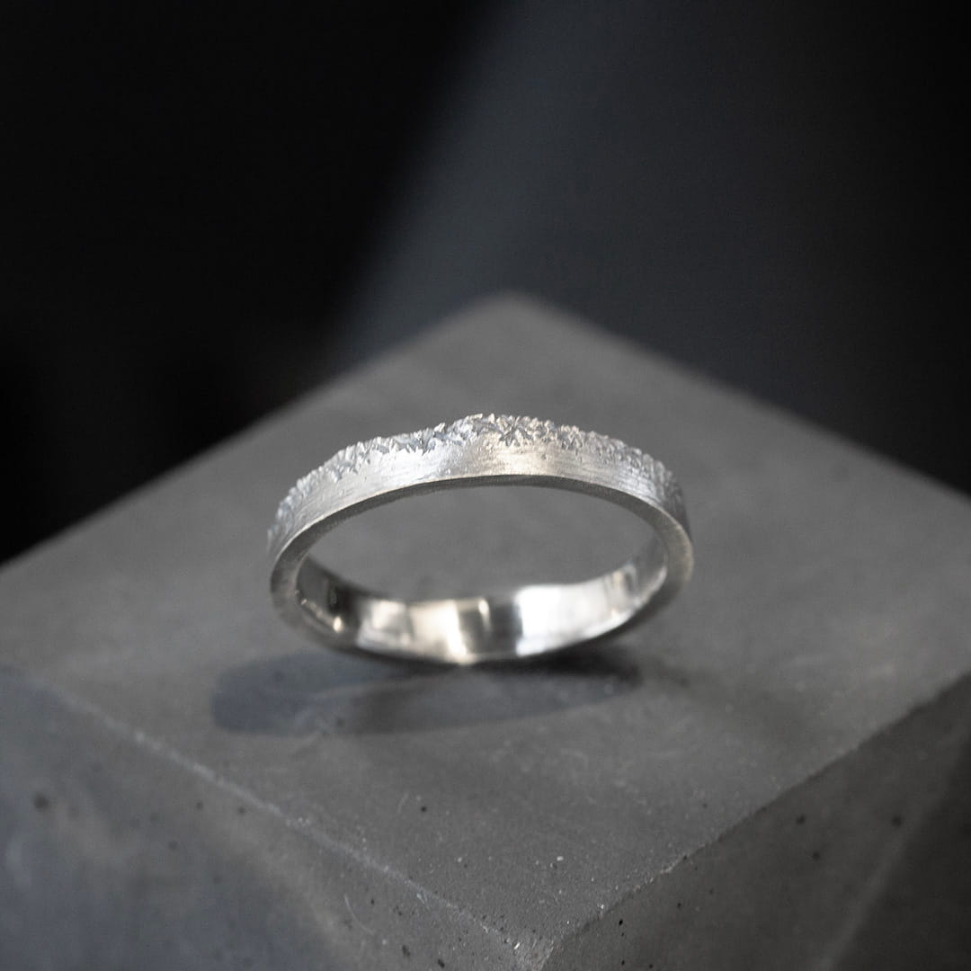 VESPER WHITE GOLD WEDDING RING