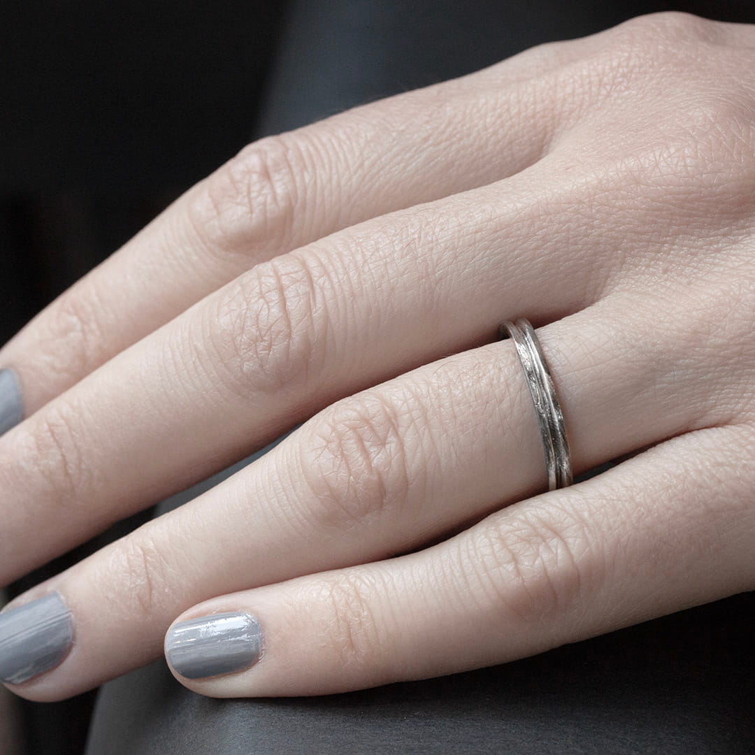 VESPER WHITE GOLD WEDDING RING