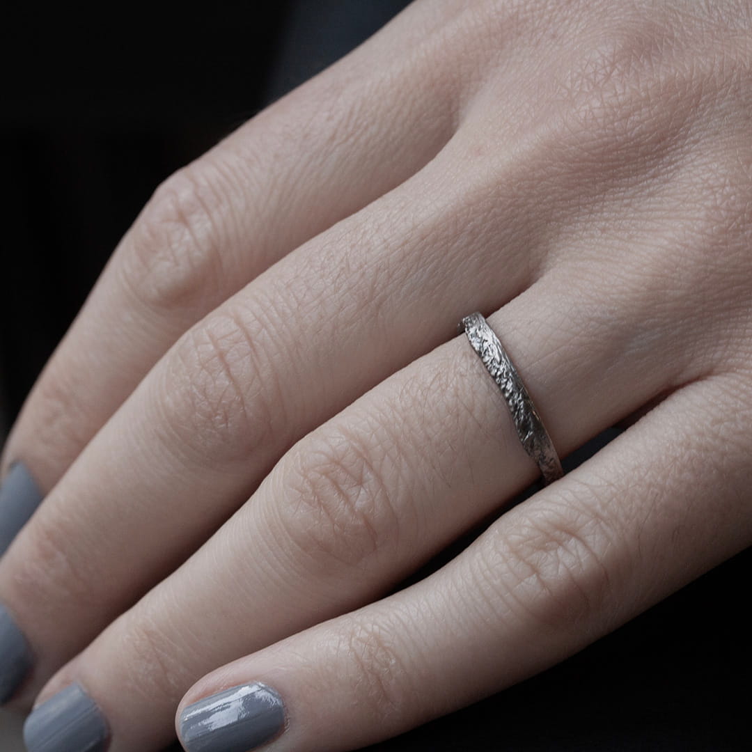 VESPER WHITE GOLD WEDDING RING