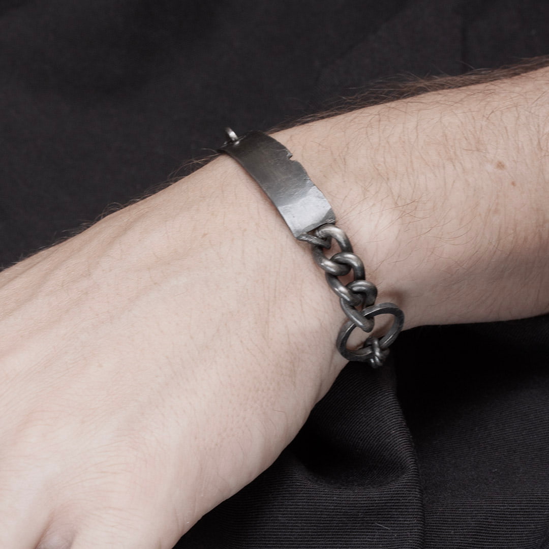 X DECIMA BRACELET GOURMETTE ARGENT