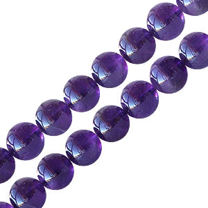 Bracelet en perles d'améthyste et quartz flèche d'amour