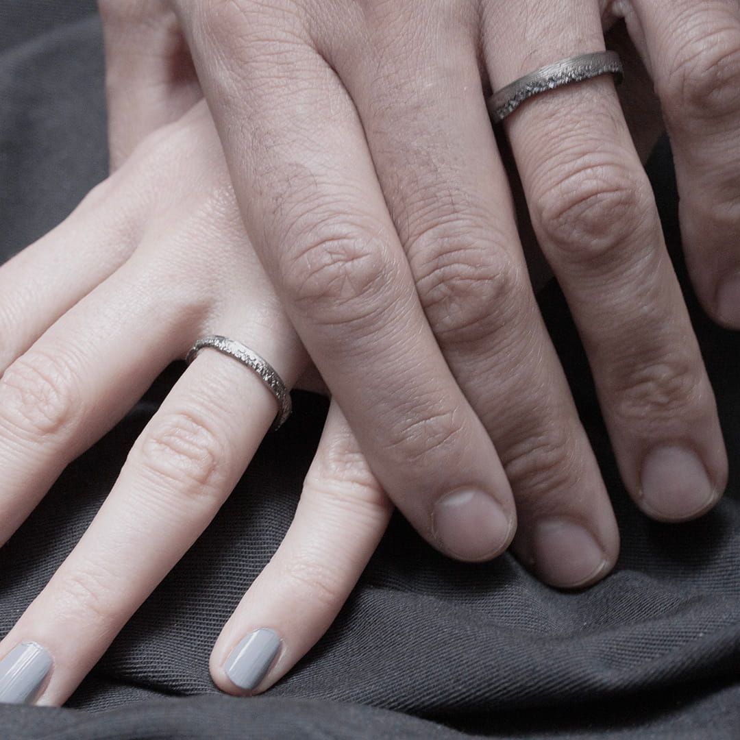 alliance volcanique originale or blanc