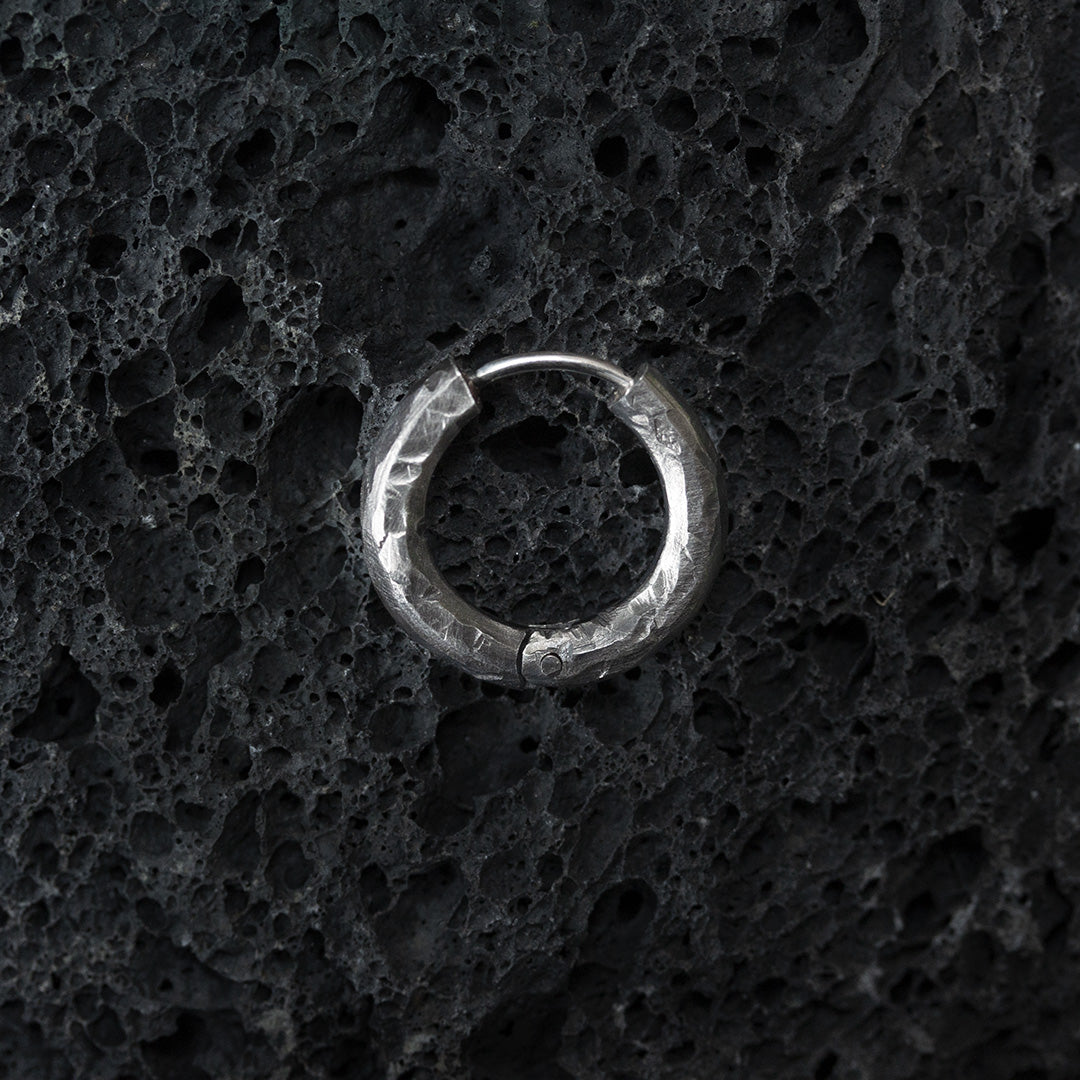 CREOLE EN ARGENT TEXTUREE