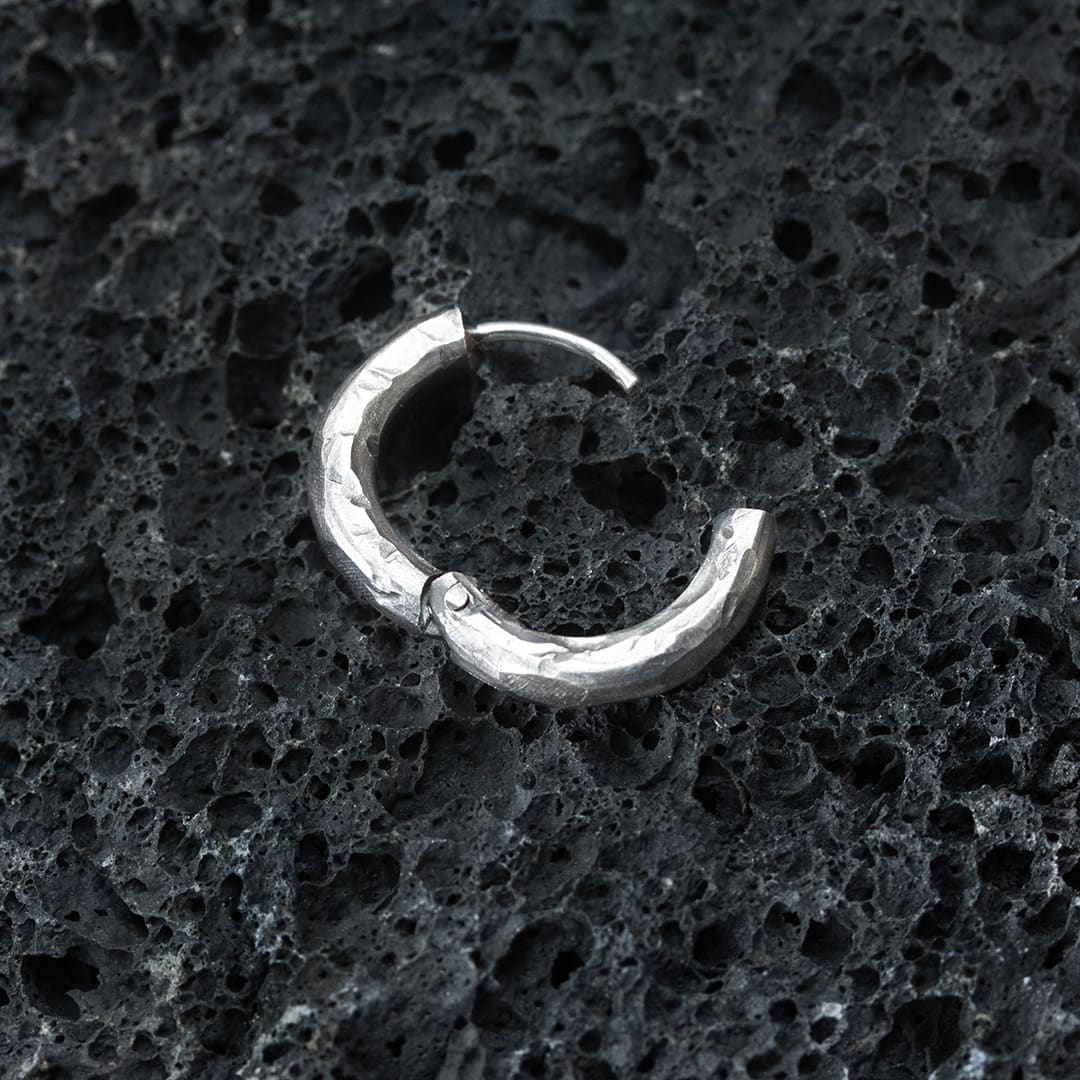 CREOLE EN ARGENT TEXTUREE