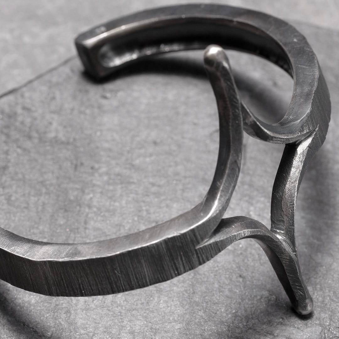 bracelet manchette en argent pour femme