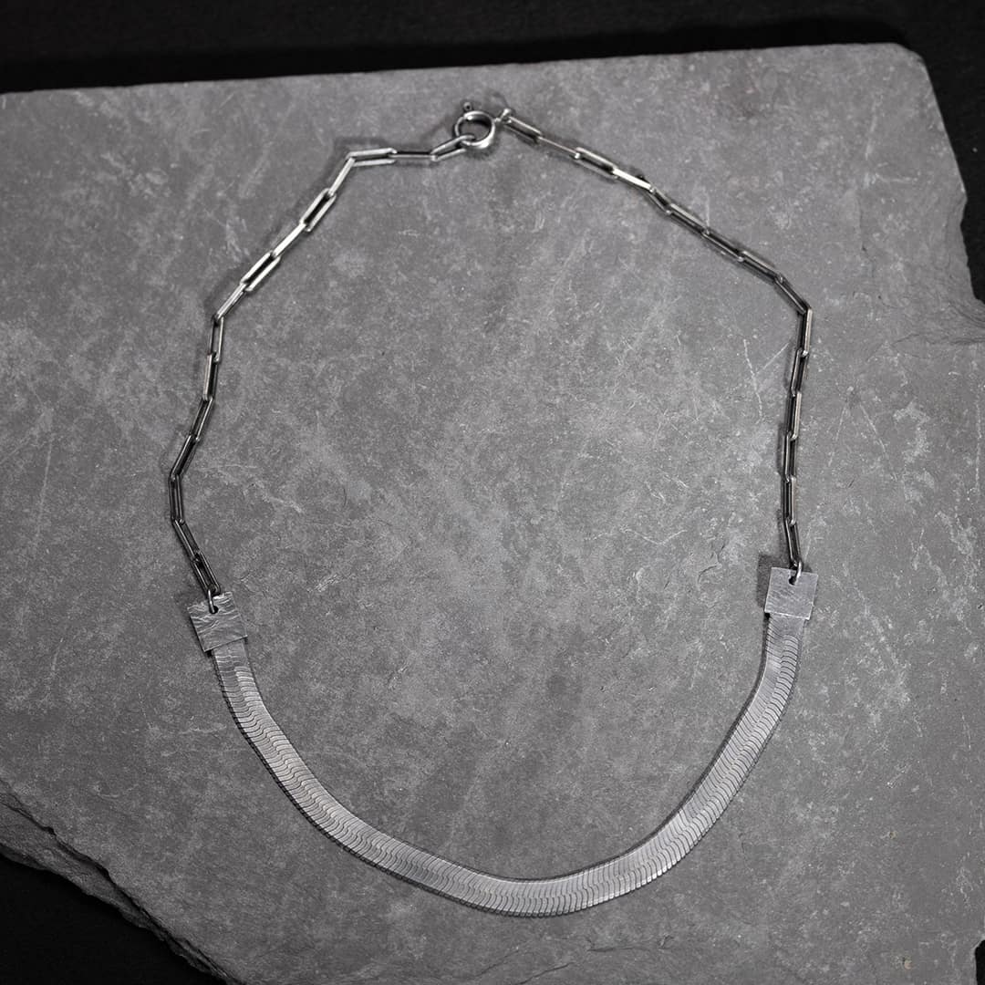 collier en argent original