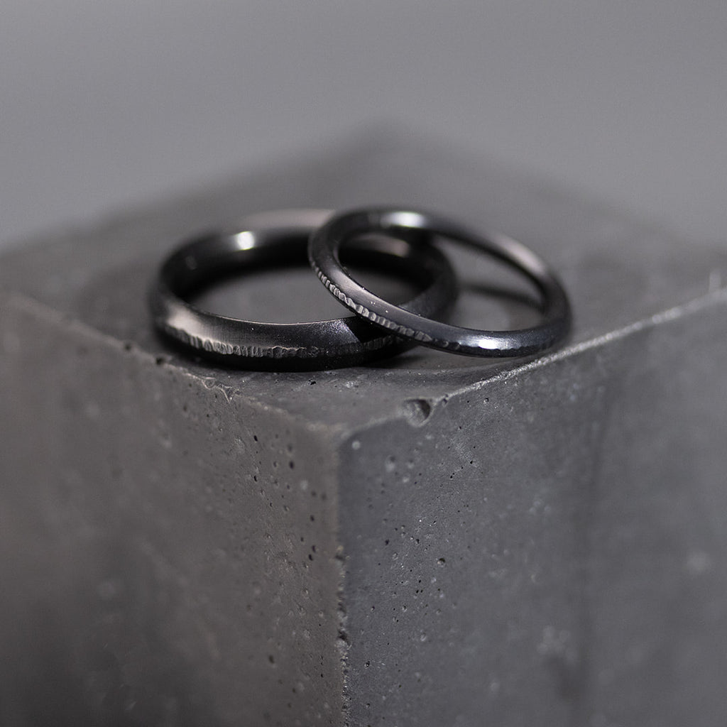 Bague de mariage online noir