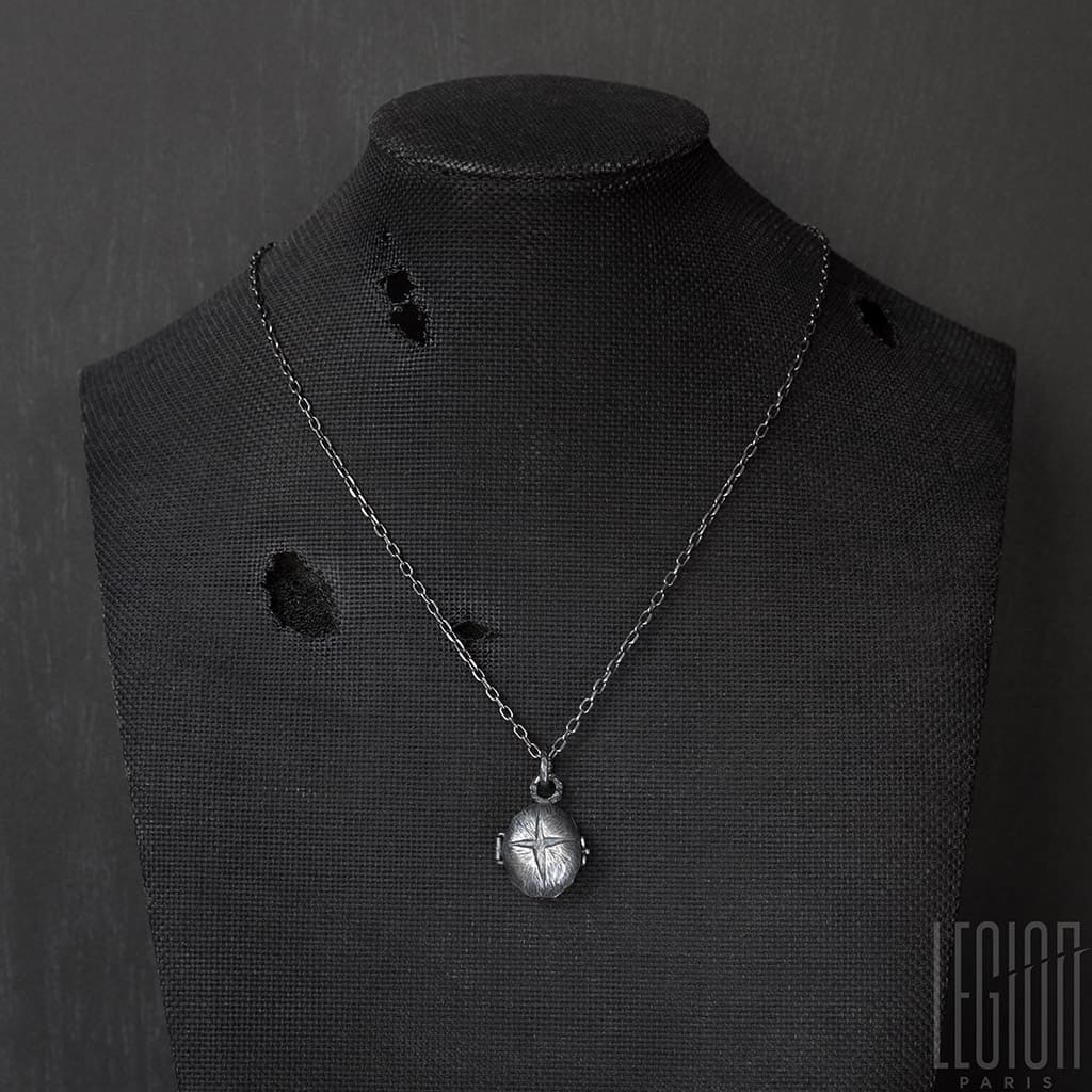 pendentif argent secret agate croix 1 Legion Paris