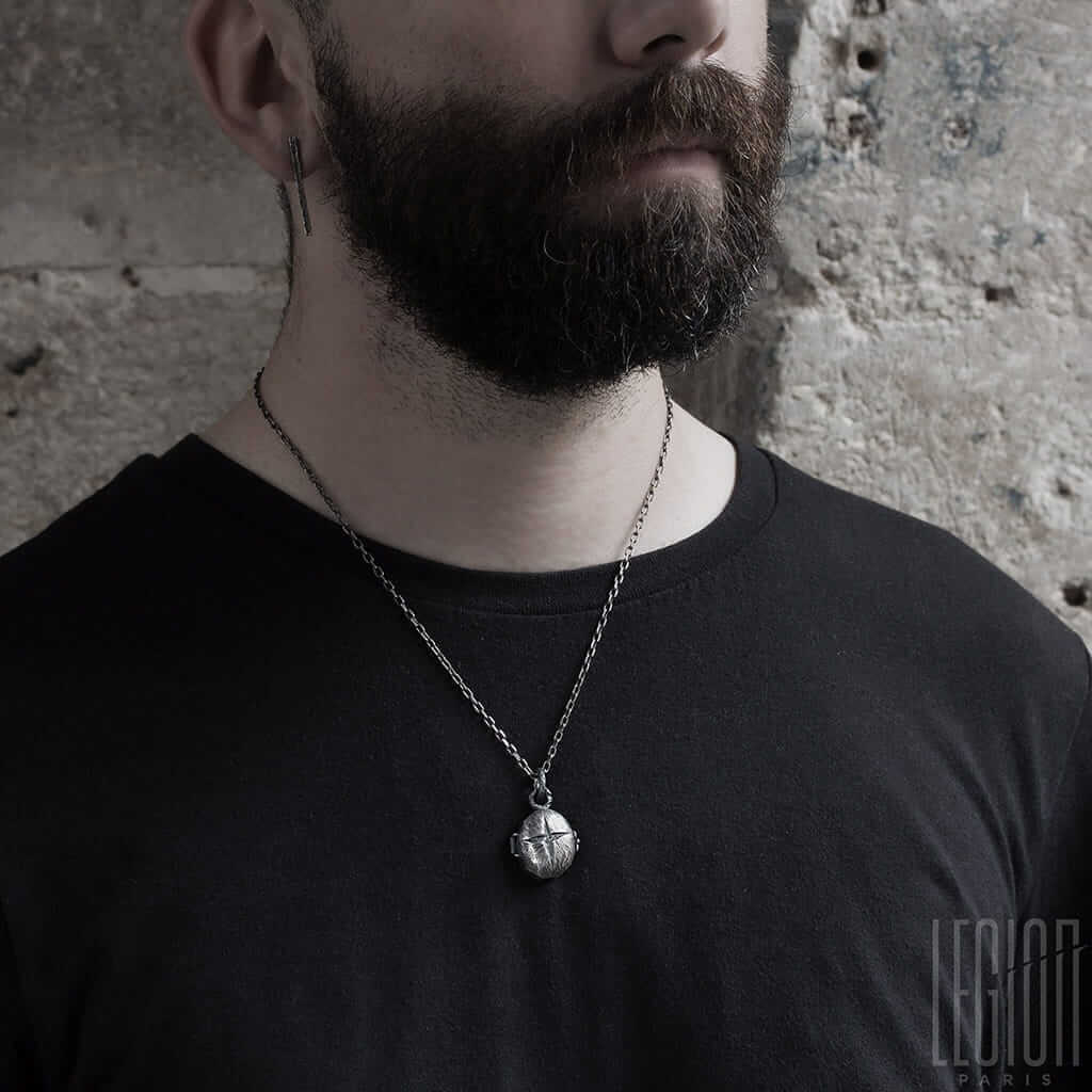 pendentif argent secret agate croix 1 Legion Paris