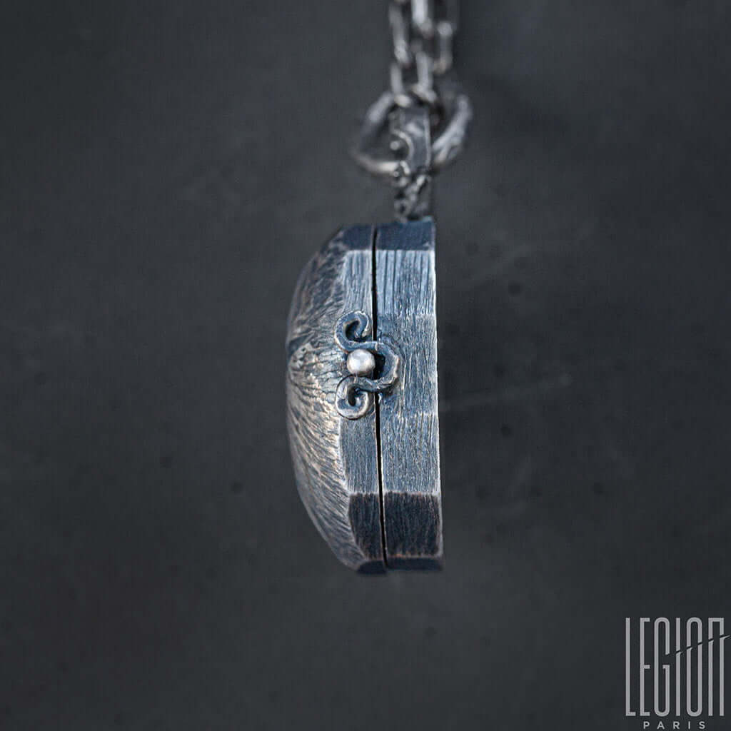 pendentif argent secret agate croix 1 Legion Paris
